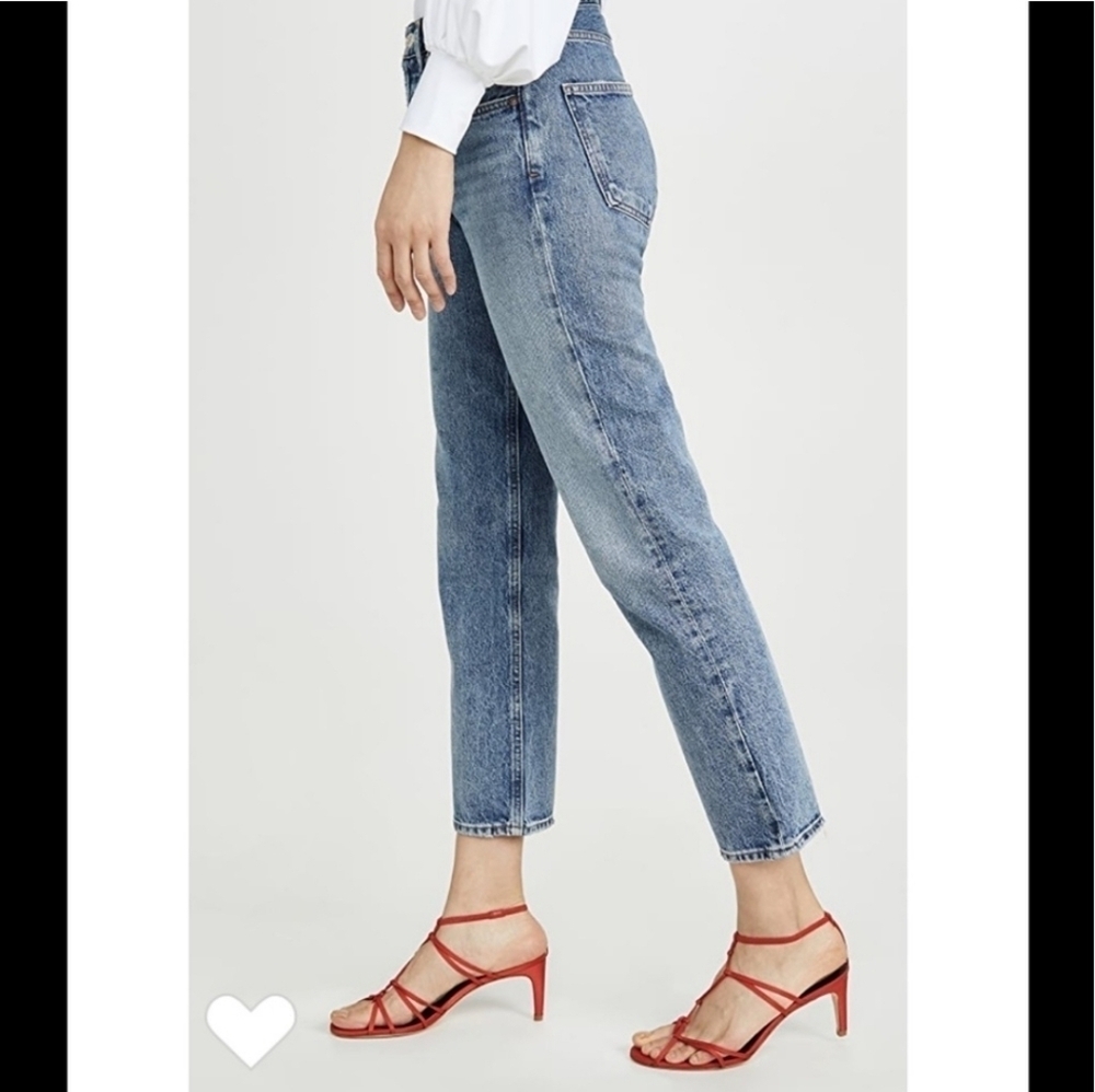 AGOLDE Ripley Mid Rise Straight Jeans in Forfeit Size 25 - Picture 5 of 11